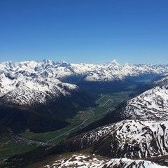 Flugwegposition um 12:40:34: Aufgenommen in der Nähe von Albula, Schweiz in 3427 Meter